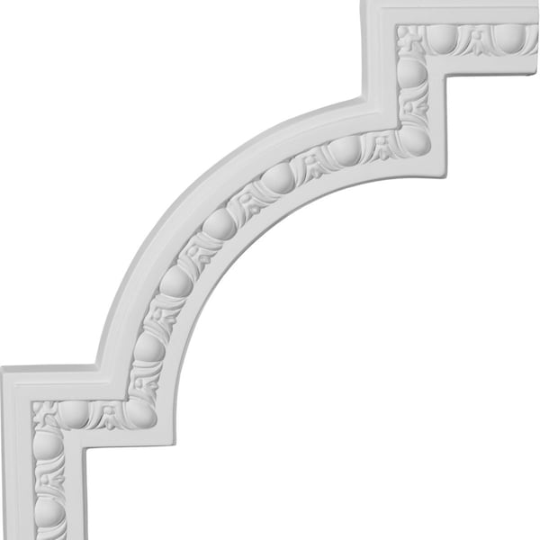 Ekena Millwork Panel Moulding Corner, Urethane, 12-7/8 in H, 12-7/8 in W PML12X12RA - main